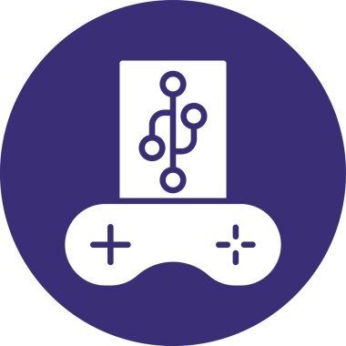 Kontrolör. Web simgesi basit illüstrasyon