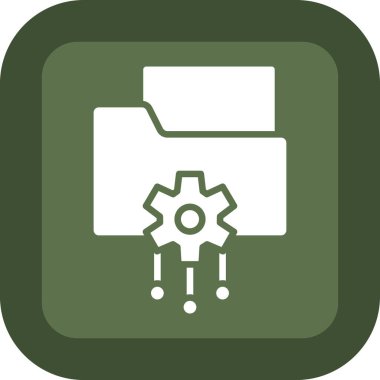 Simgeyi ayarlamanın vektör illüstrasyonu