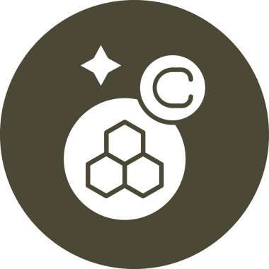 Kimyasal deney simgesi vektör çizimi