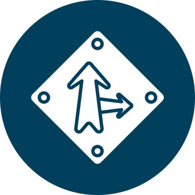 Ok. Web simgesi basit illüstrasyon