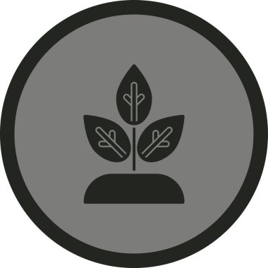 Bitki yaprak vektör simgesi