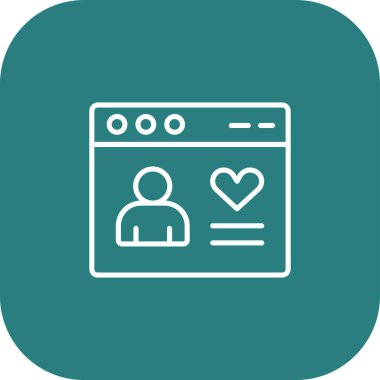 Uygulama düğmesi simgesinin vektör çizimi