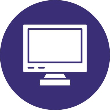 Bilgisayar monitörü. Web simgesi