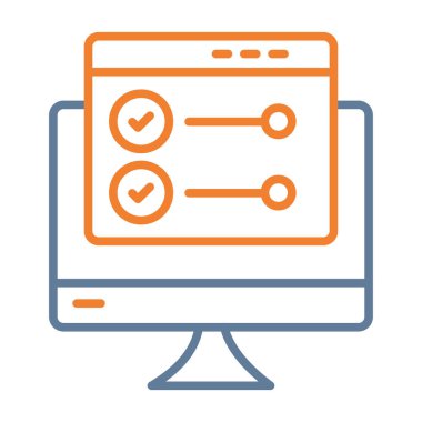 bilgisayar simgesi, vektör illüstrasyonu