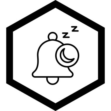 Bir saat simgesinin vektör illüstrasyonu