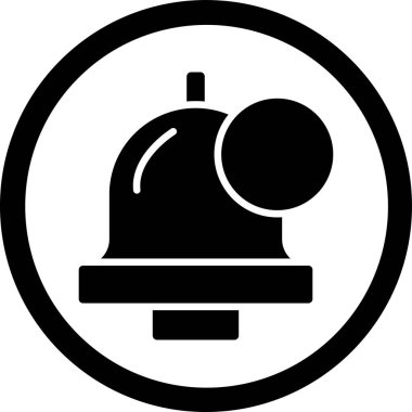 Yemek. Web simgesi basit illüstrasyon