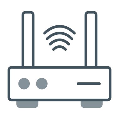 yönlendirici düz vektör simgesi