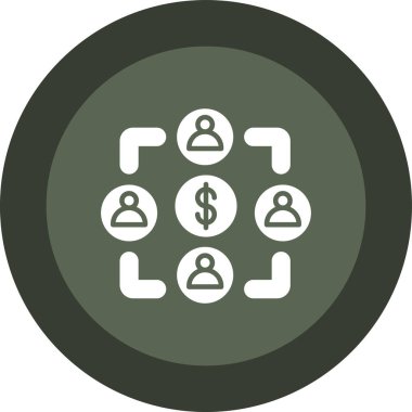 İş konsepti ikonu. vektör illüstrasyonu