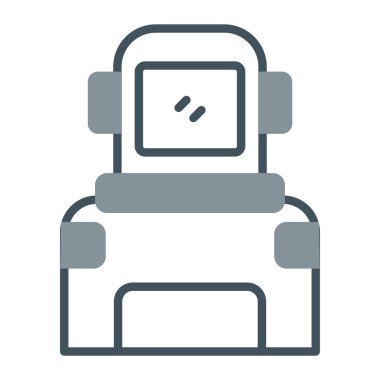 Modern bir simgenin vektör illüstrasyonu