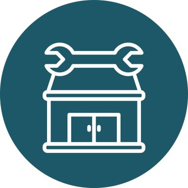 Vektör İnşa Simgesi illüstrasyonu