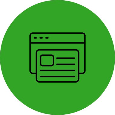 seo modern simgesinin vektör illüstrasyonu