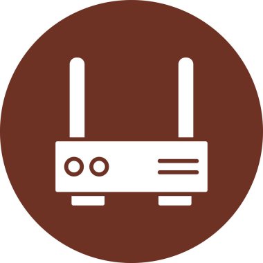 Anten. Web simgesi basit illüstrasyon