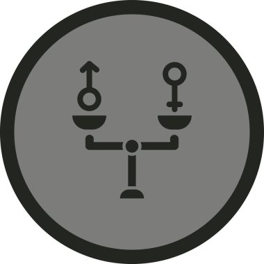 Modern simgenin vektör illüstrasyonu