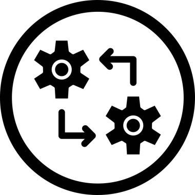 Teçhizat Web simgesi basit illüstrasyon