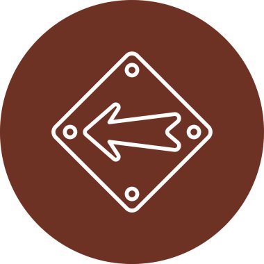 Moda tasarım ve vektör için ok simgesi