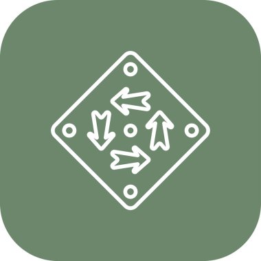 ok simgesinin vektör illüstrasyonu