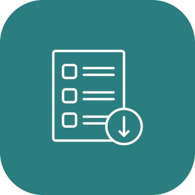 vektör belgesi web simgesi