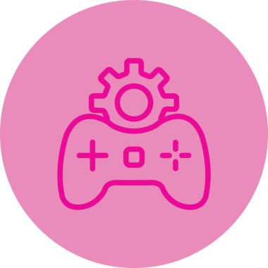 Vektör joystick Simgesi illüstrasyonu