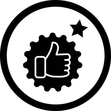 başparmak yukarı döndürülmüş simge