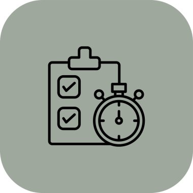 vektör kronometre simgesi illüstrasyonu