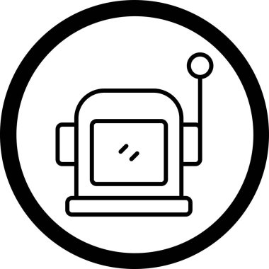 Dizüstü bilgisayar simgesi vektör çizimi