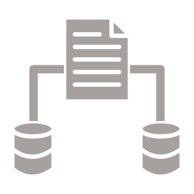 sunucu veri merkezi simgesi, satır biçimi