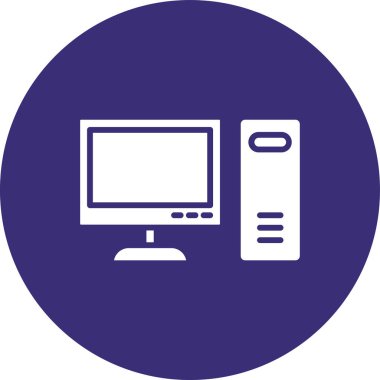 Vektör TV simgesi illüstrasyonu