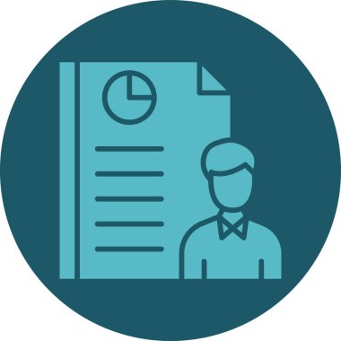 İş simgesinin vektör illüstrasyonu