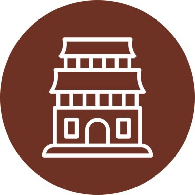 Modern bina vektör simgesi