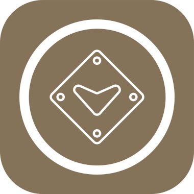 ok simgesi vektör illüstrasyonu