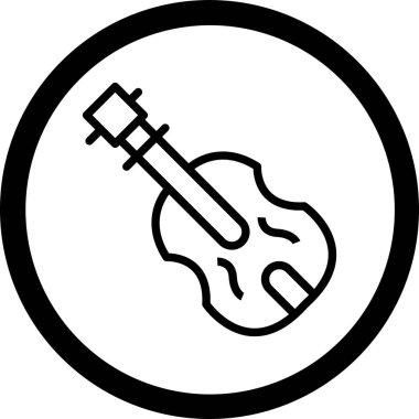 Müzik simgesi vektör illüstrasyonu