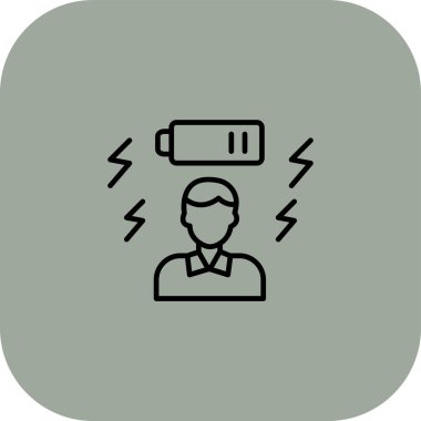 İnsan simgesinin vektör illüstrasyonu