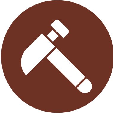 Çekiç ikonu vektör illüstrasyonu