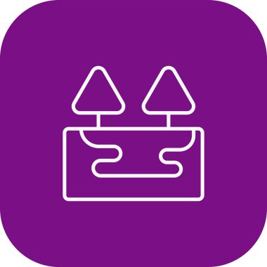 Modern b 'nin vektör illüstrasyonu eksik simgesi