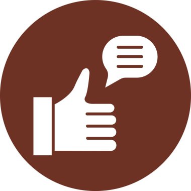 Başparmak yukarı. Web simgesi