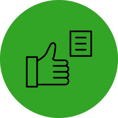 Başparmağını kaldır. Web simgesi