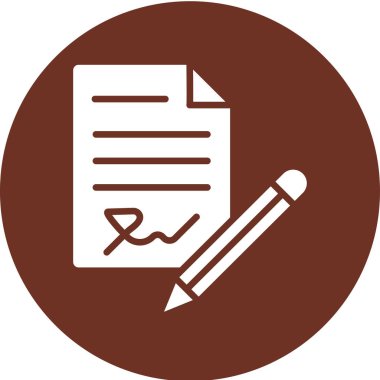 belge simgesi vektör illüstrasyonu