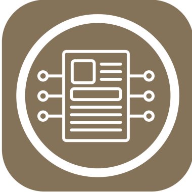 Uygulama modern simgesinin vektör illüstrasyonu