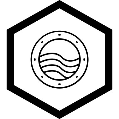 Modern bir simgenin vektör illüstrasyonu