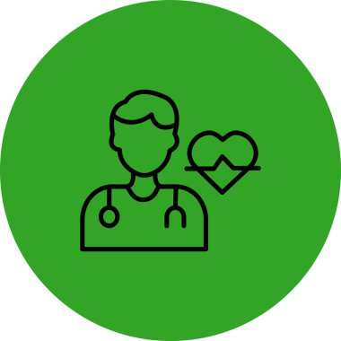 İnsan simgesinin vektör illüstrasyonu