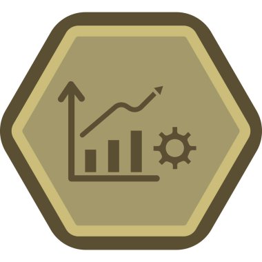 Tek bir simgenin vektör illüstrasyonu