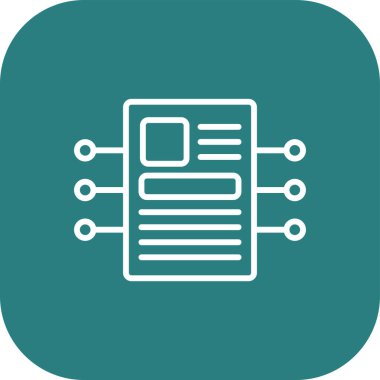 Taşınabilir uygulamanın vektör simgesi çizimi