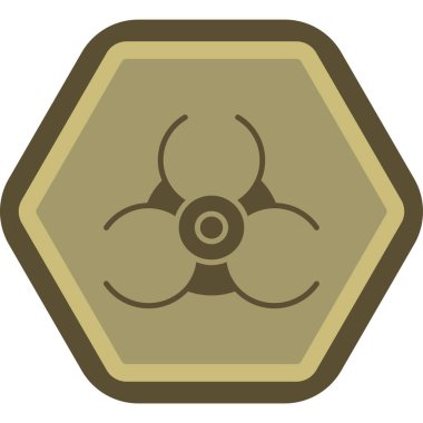 Bal arısı vektör simgesi. biçim düz yuvarlak kare düğme, sarı ve gri renkler, yuvarlak arkaplan