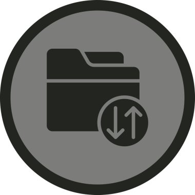 Dosya. Web simgesi basit illüstrasyon