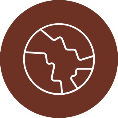 toprak simgesi vektör illüstrasyonu