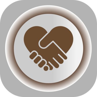 iki kalp vektör simgesi