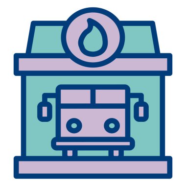 Gaz. Web simgesi basit illüstrasyon