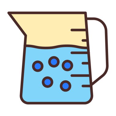 Musluk ikonu. Web için su musluğu vektör simgelerinin özet çizimi