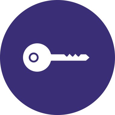 Anahtar simgesi vektör illüstrasyonu