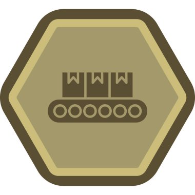 Düz stil kumarhane çipi simgesi